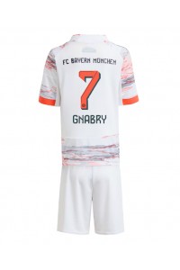 Bayern Munich Serge Gnabry #7 Babyklær Borte Fotballdrakt til barn 2025-26 Korte ermer (+ Korte bukser)